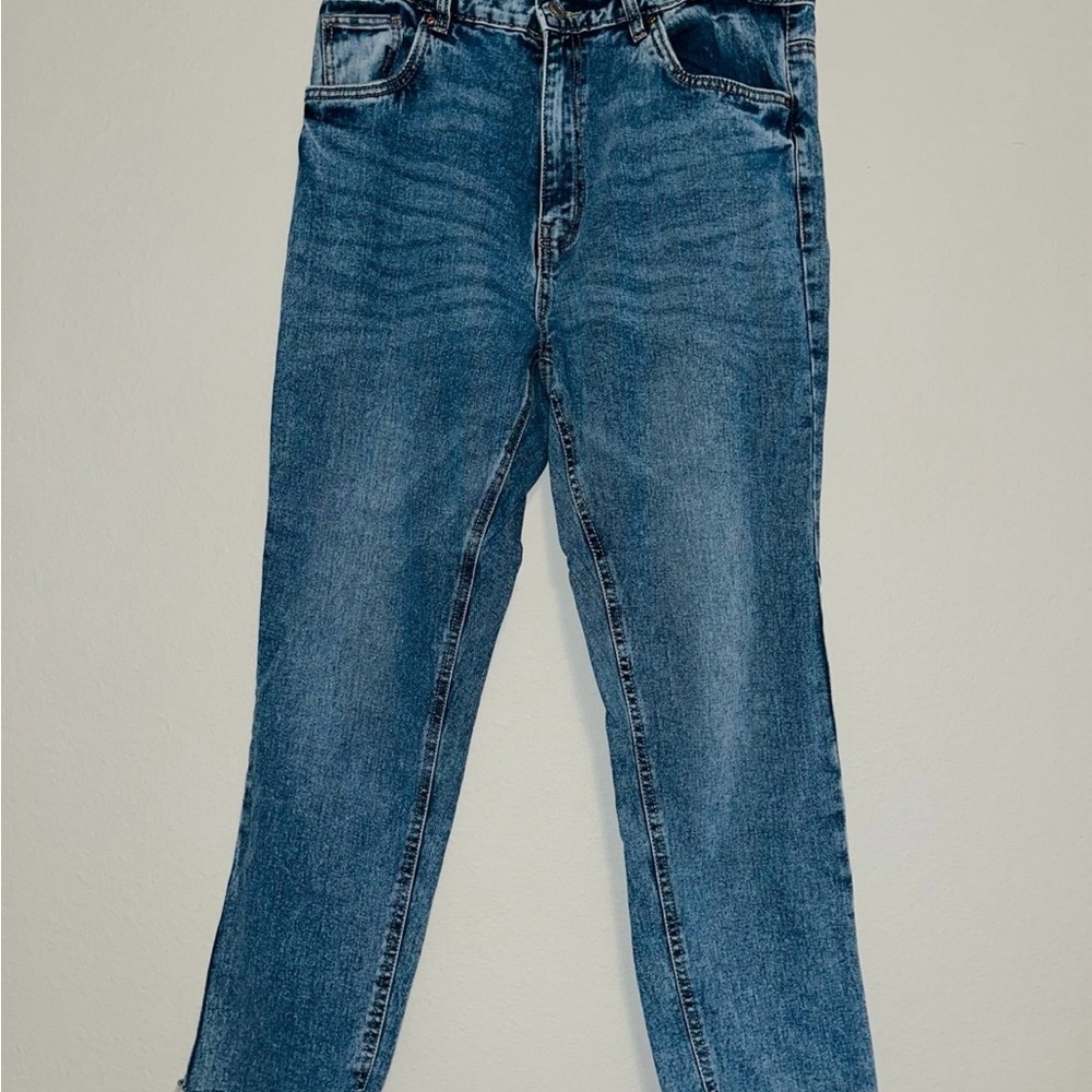 MOM Light Wash Jeans Size 11